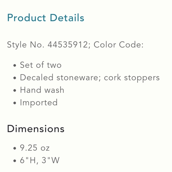 NIB Anthropologie Mela Oil & Vinegar Cruet Set - Picture 4 of 4